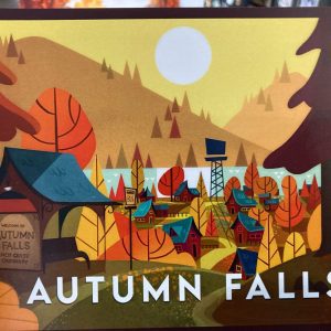 Autumn Falls - Postcard