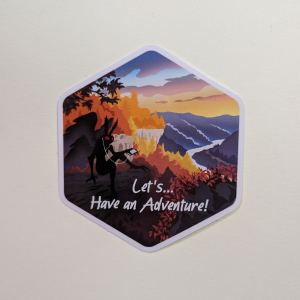Mothgirl - Adventure Sticker