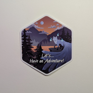Kitsune - Adventure Sticker