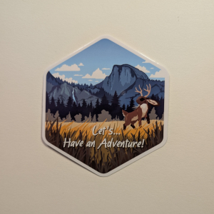 Jackalope - Adventure Sticker
